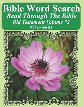 portada Bible Word Search Read Through The Bible Old Testament Volume 72: Nehemiah #1 Extra Large Print (en Inglés)