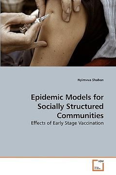 portada epidemic models for socially structured communities (en Inglés)