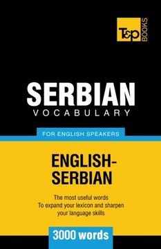 portada Serbian vocabulary for English speakers - 3000 words