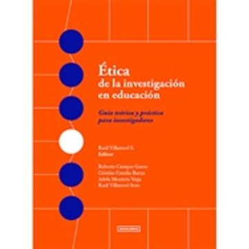 portada Ética De La Investigación En Educación (in Spanish)