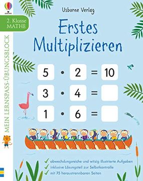 portada Mein Lernspaß-Übungsblock: Erstes Multiplizieren (2. Klasse) (in German)