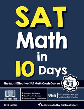 portada SAT Math in 10 Days: The Most Effective SAT Math Crash Course (en Inglés)