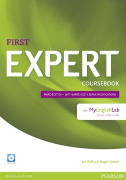 portada Expert First 3rd Edition Cours With Audio cd and Myenglishlab Pack (en Inglés)