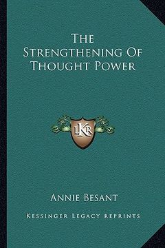 portada the strengthening of thought power (en Inglés)