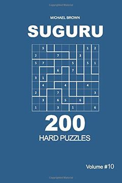 portada Suguru - 200 Hard Puzzles 9x9 (Volume 10) 