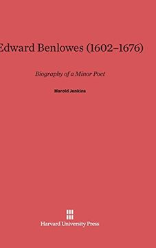 portada Edward Benlowes (1602-1676) (en Inglés)