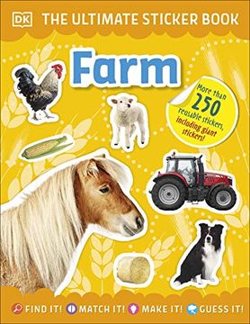 portada Ultimate Sticker Book Farm (in English)