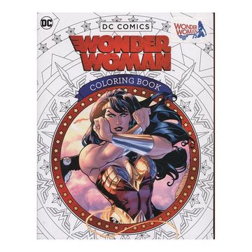portada Dc Comics: Wonder Woman Coloring Book (in English)