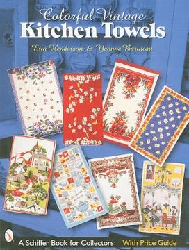portada colorful vintage kitchen towels (in English)