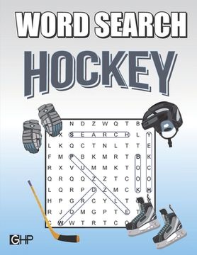 portada Hockey Word Search: Word Find Puzzle Book For All Ice Hockey Fans (en Inglés)