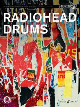 portada radiohead authentic drums playalong: drum chart with audio cd
