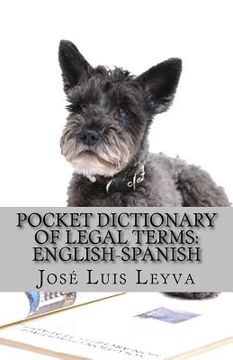 portada Pocket Dictionary of Legal Terms: English-Spanish: English-Spanish Legal Glossary (en Inglés)
