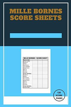 Libro Mille Bornes Score Sheets: Mille Bornes Score Sheets Keeper | my ...