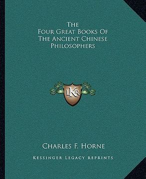 portada the four great books of the ancient chinese philosophers (in English)