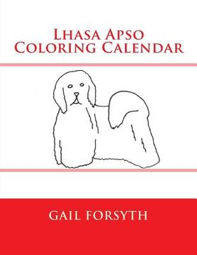 portada Lhasa Apso Coloring Calendar (en Inglés)