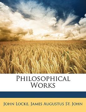 portada philosophical works (in English)