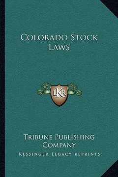 portada colorado stock laws