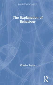portada The Explanation of Behaviour (Routledge Classics) (en Inglés)