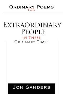 portada ordinary poems for extraordinary people in these ordinary times (en Inglés)