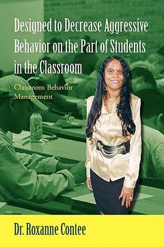 portada designed to decrease aggressive behavior on the part of students in the classroom