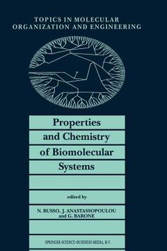 portada Properties and Chemistry of Biomolecular Systems: Proceedings of the Second Joint Greek-Italian Meeting on Chemistry and Biological Systems and Molecu