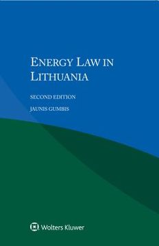 portada Energy Law in Lithuania (en Inglés)