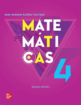 portada Matemáticas 4 (in Spanish)