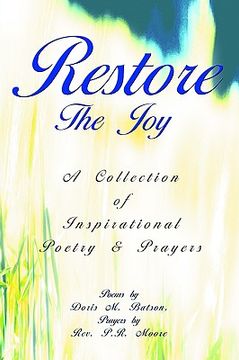 portada restore the joy: a collection of inspirational poetry & prayers