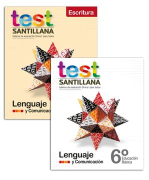 portada Test 6 Básico Lenguaje , Lectura y Escritura