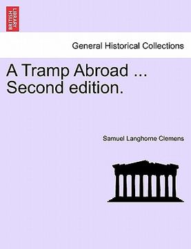 portada a tramp abroad ... second edition. (in English)