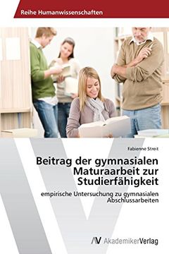 portada Beitrag Der Gymnasialen Maturaarbeit Zur Studierfahigkeit