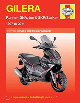 portada haynes repair manual gilera runner, dna, ice & skp/stalker 1997 to 2011