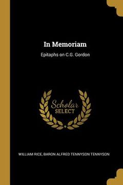 portada In Memoriam: Epitaphs on C.G. Gordon (en Inglés)