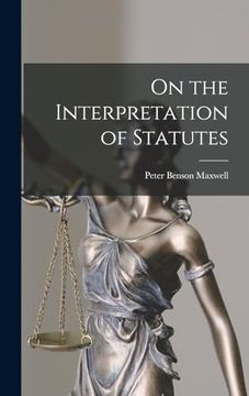 portada On the Interpretation of Statutes