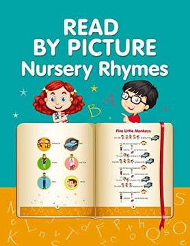 portada Read by Picture. Nursery Rhymes: Learn to Read. Book for Beginning Readers. Preschool, Kindergarten and 1st Grade (Step Into Reading. Level 1) (in English)