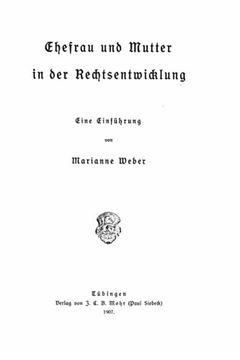 portada Ehefrau und Mutter in der Rechtsentwicklung (German Edition)
