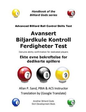 portada Avansert Biljardkule Kontroll Ferdigheter Test: Ekte evne bekreftelse for dedikerte spillere (en Noruego)