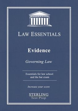 portada Evidence, Law Essentials: Governing Law for Law School and Bar Exam Prep (en Inglés)