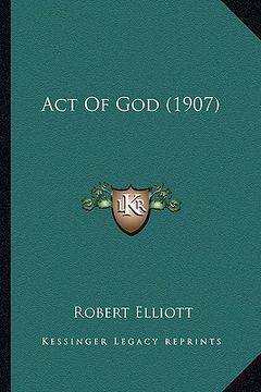 portada act of god (1907) (en Inglés)