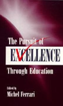 portada pursuit of excellence through education (en Inglés)