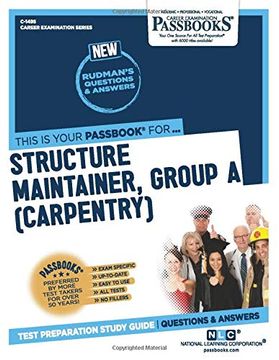 portada Structure Maintainer, Group a (Carpentry) (in English)