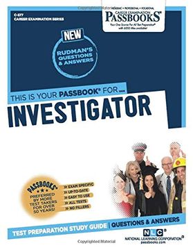 portada Investigator (Career Examination Series) (in English)