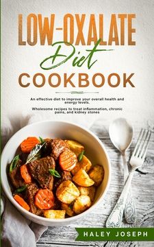 portada Low Oxalate Diet Cookbook (en Inglés)
