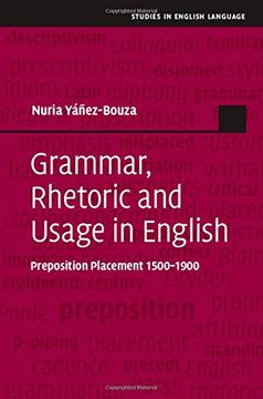 portada Grammar, Rhetoric and Usage in English (Studies in English Language) 