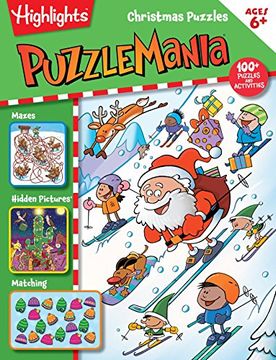 portada Christmas Puzzles (Highlights(Tm) Puzzlemania® Activity Books) (en Inglés)