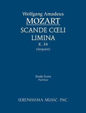portada Scande coeli limina, K.34: Study score (en Latin)