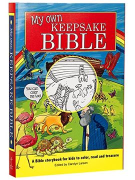 portada My Own Keepsake Bible: A Kids Bible Storybook to Color (en Inglés)