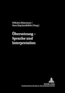 portada Übersetzung – Sprache und Interpretation (in German)