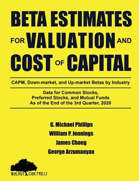 portada Beta Estimates for Valuation and Cost of Capital, As of the End of the 3rd Quarter, 2020 (en Inglés)