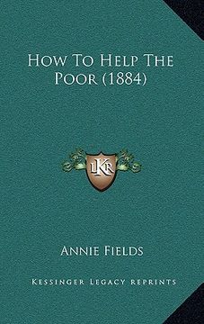 portada how to help the poor (1884) (in English)